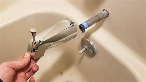 tub diverter leaking|Repair Leaking Tub Spout Diverter Pull in Shower Mode